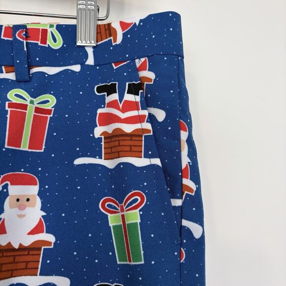OppoSuits Mens EU 50 US 40 UK 40 Christmas Ugly Sweater Suit Jacket Pants Santa - Picture 13 of 16